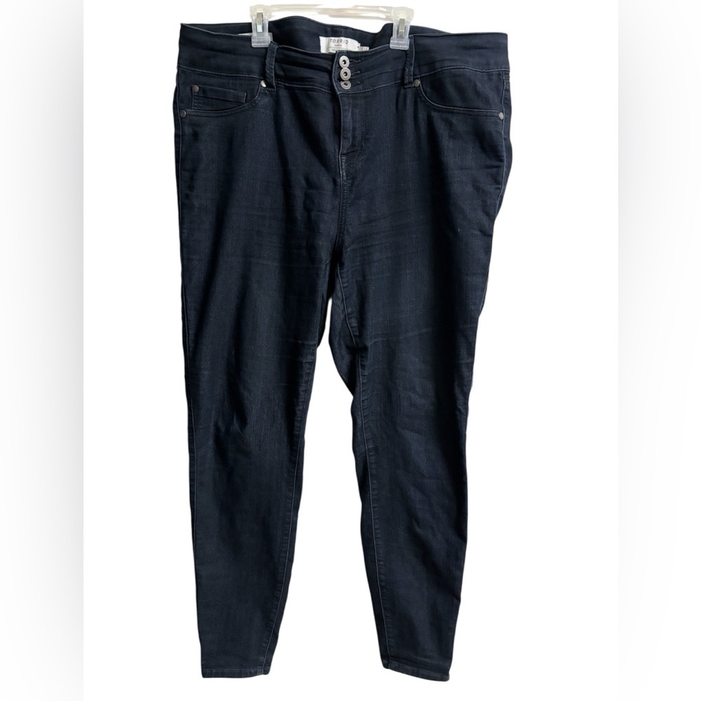 Torrid Dark Blue Skinny Jeans